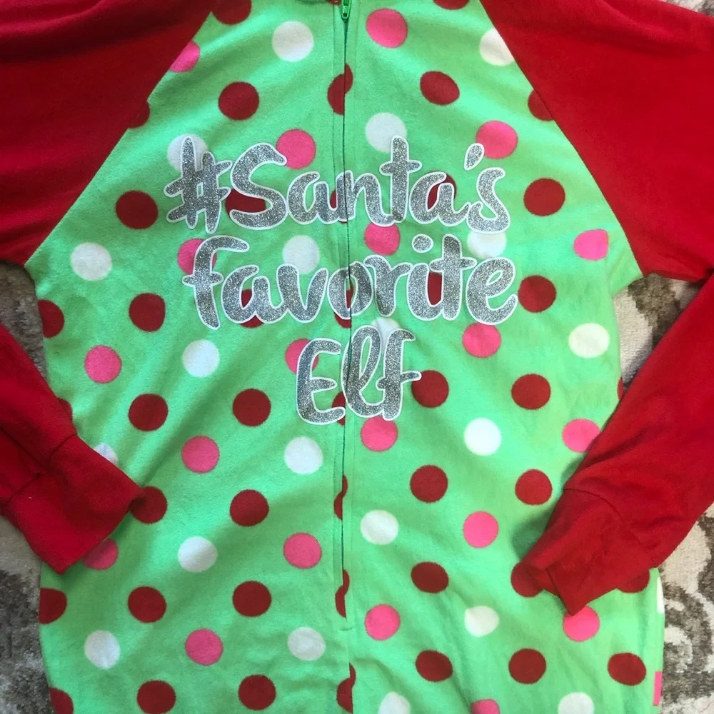 Justice Christmas onesie